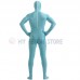 Full Body  Sky blue Lycra Spandex Bodysuit Solid Color Zentai  suit Halloween Fancy Dress Costume 